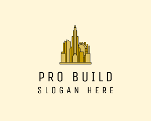 Gold City Property  logo design