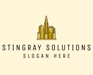 Gold City Property  logo design