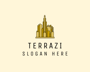 Gold City Property  logo design