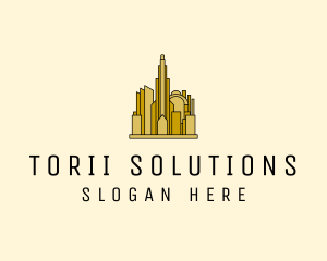 Gold City Property  logo design