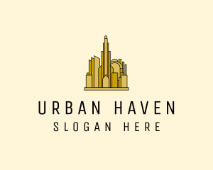 Gold City Property  logo design