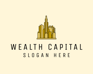 Capital - Gold City Property logo design