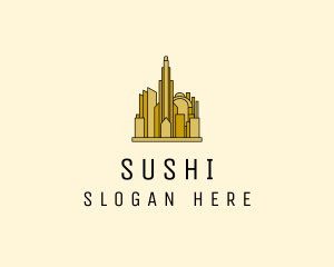 Gold City Property  logo design