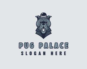 Pug Pet Veterinary logo design