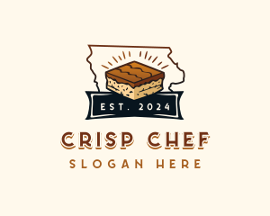 Chocolate Crisp Dessert logo design