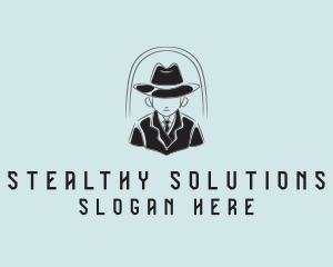 Undercover - Investigator Sleuth Gangster logo design