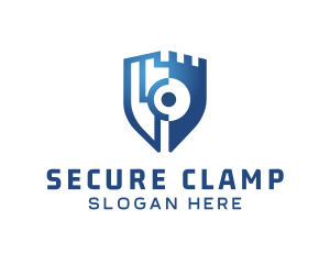 Digital Technology Security logo design