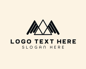 Adventure - Mountain Peak Wings logo design