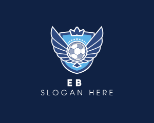 Soccer Club Crest Wings Logo