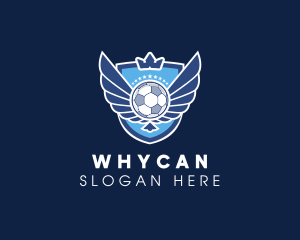 Soccer Club Crest Wings Logo