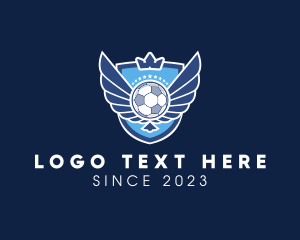 Football Club - Soccer Club Crest Wings logo design