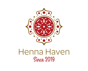 Henna - Hindi Spa Symbol logo design