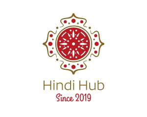 Hindi Spa Symbol logo design