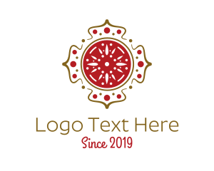 Buddhism - Hindi Spa Symbol logo design