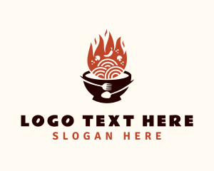 Flaming Noodle Bowl Logo