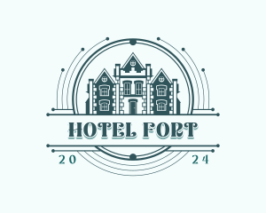 Hotel Accommodation Property logo design