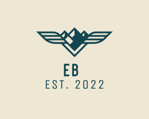 Explorer - Adventure Peak Wings logo design