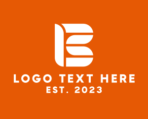 Letter Cf - Modern Business Letter B logo design