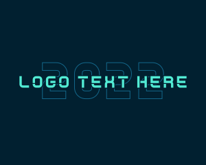 Futuristic Cyber Technology Logo