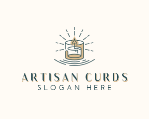 Spa Scented Candle logo design