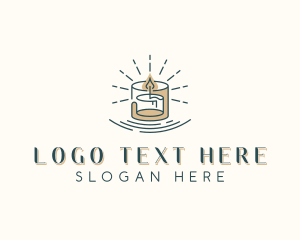 Tribute - Spa Scented Candle logo design