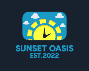 Sunrise Sky Timekeeper  logo design