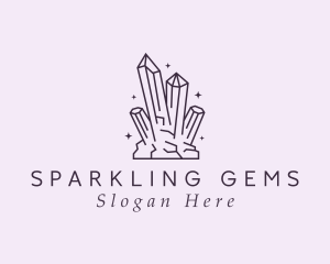 Gemstone - Deluxe Gemstone Crystals logo design