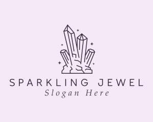 Deluxe Gemstone Crystals logo design