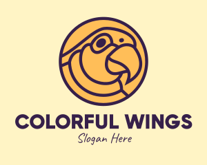 Parrot - Parrot Bird Circle logo design