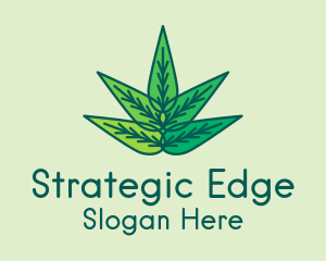 Organic Natural Leaves  Logo