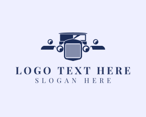 Panel Beater - Retro Car Automobile logo design