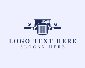 Car - Retro Car Automobile logo design