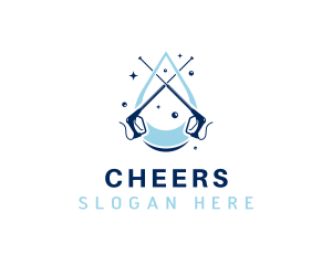 Gradients - Water Pressure Washing logo design