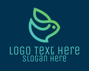 Eco Friendly - Eco Friendly Rabbit logo design