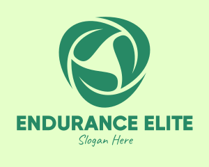 Green Eco Leaves logo design