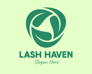 Green Eco Leaves logo design