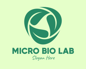 Green Eco Leaves logo design