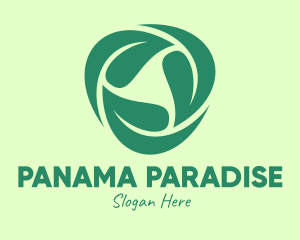 Green Eco Leaves logo design