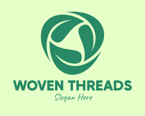 Green Eco Leaves logo design