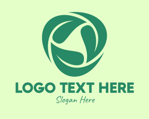 Green - Green Eco Leaves logo design