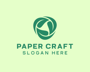 Green Eco Leaves logo design