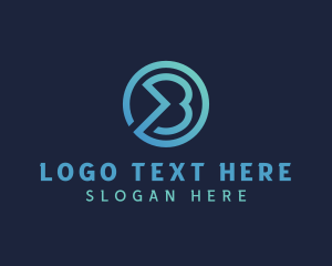 Modern - Abstract Tech Letter B logo design