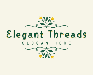 Foliage Flower Garden logo design