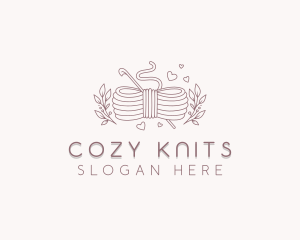 Yarn Crochet Knitting logo design