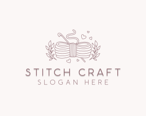 Yarn Crochet Knitting logo design