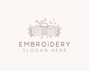 Yarn Crochet Knitting logo design