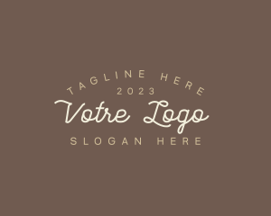 Cursive Elegant Company Logo