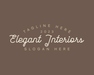 Cursive Elegant Company logo design