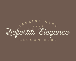 Cursive Elegant Company logo design