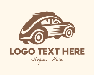 Vintage - Brown Vintage Car logo design